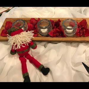 🌟🌟Set/3 Glass Votive w/Metal🌟🌟